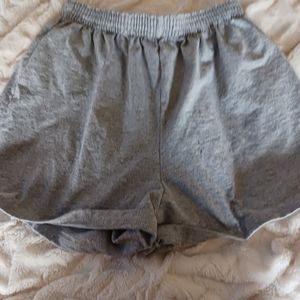 Soffe grey cotton shorts, size XL